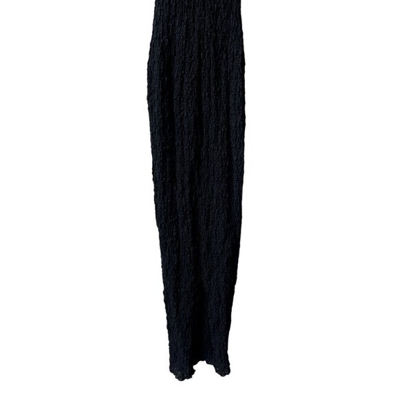 NWT Windsor Maxi Mesh Summer Size XS Black Textured Chic Sheer Lace Dress - Picture 9 of 12